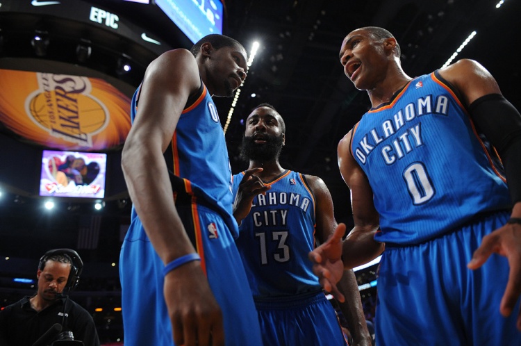  雷霆三少得分全部進(jìn)入歷史前20！他們是NBA歷史最大的如果嗎？
